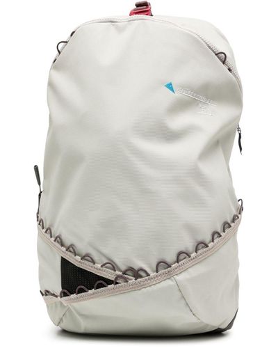 Klättermusen Bure Logo-embroidered Backpack - Gray