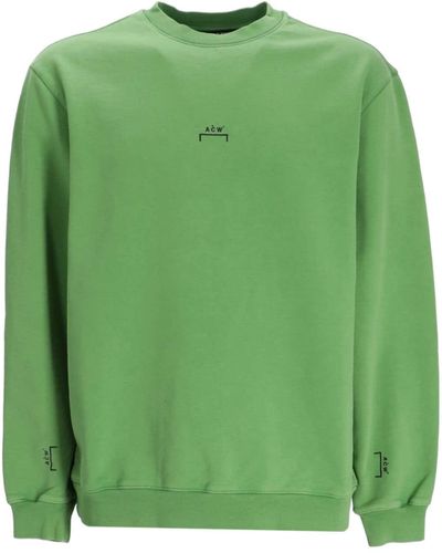 A_COLD_WALL* Sweater Met Logoprint - Groen