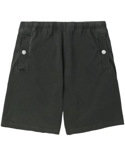 Stone Island Pantalones cortos con logo - Negro