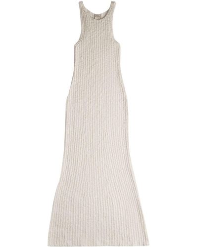 Tod's Knitted Long Dress - White