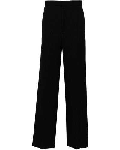 Jil Sander Pantalon de costume à coupe droite - Noir