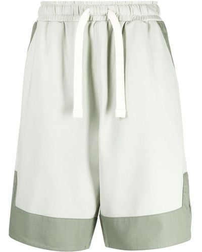 FIVE CM Pantalones cortos de chándal a dos tonos - Blanco