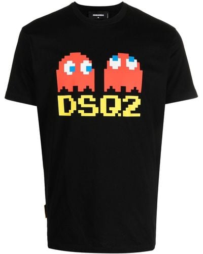 DSquared² ロゴ Tシャツ - ブラック