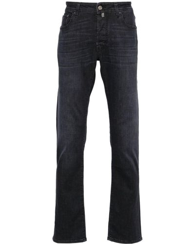 Jacob Cohen Bard Mid-rise Slim-fit Jeans - Blue