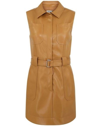 Jonathan Simkhai Pax Belted Mini Dress - Brown
