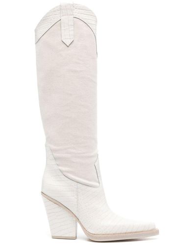 Paris Texas El Dorado 100mm Boots - White