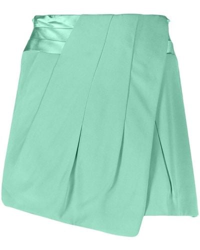 Balmain Pantalones cortos asimétricos - Verde