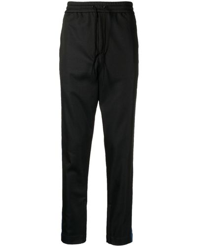 3.1 Phillip Lim Pantalones de chándal con rayas laterales - Negro