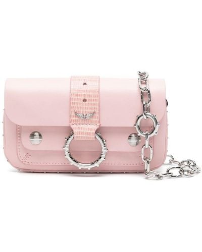 Zadig & Voltaire Kate Wallet Leather Mini Bag - Pink