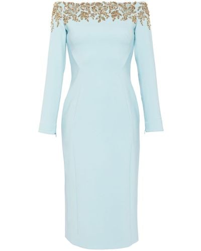 Jenny Packham Kristallverziertes Rosabel Kleid - Blau