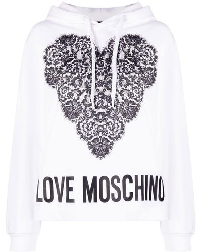 Love Moschino ロゴ パーカー - ホワイト
