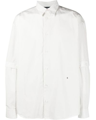 Etudes Studio Detachable-sleeved Cotton Shirt - White