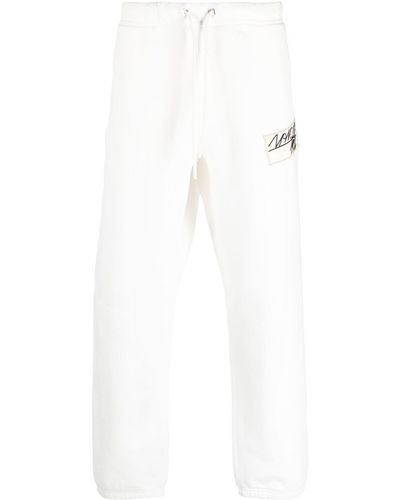 Moncler 2 1952 Logo Patch Track Trousers - White