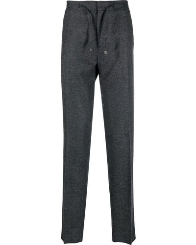 Lardini Drawstring Wool Pants - Gray