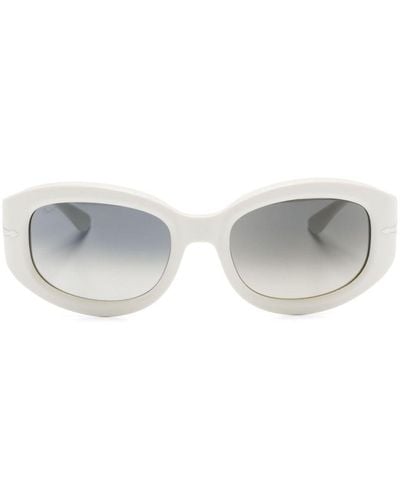 Persol PO3335 Sonnenbrille mit ovalem Gestell - Grau