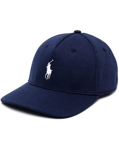 Polo Ralph Lauren Embroidered Polo Pony Baseball Cap - Blue
