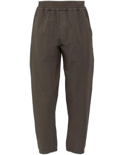 The Row Low-waist tapered-leg trousers - Grau