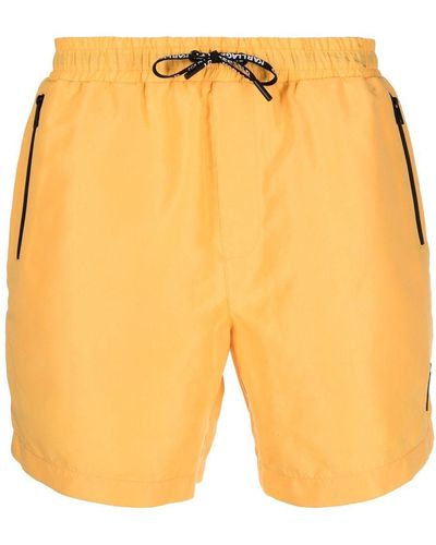 Karl Lagerfeld Tonal Med Board Shorts - Yellow
