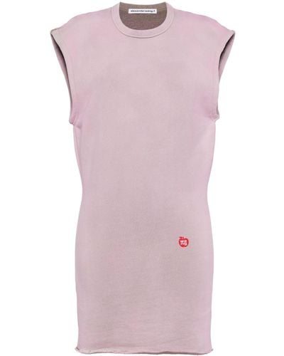 Alexander Wang Mini-jurk Met Logopatch - Roze