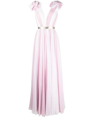 Jenny Packham Laguna Silk Maxi Dress - Pink