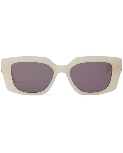 Karl Lagerfeld Heritage Rectangle-frame Sunglasses - Natural