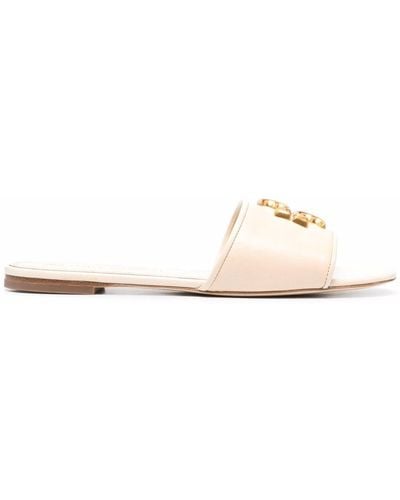 Tory Burch Eleanor Slippers - Wit