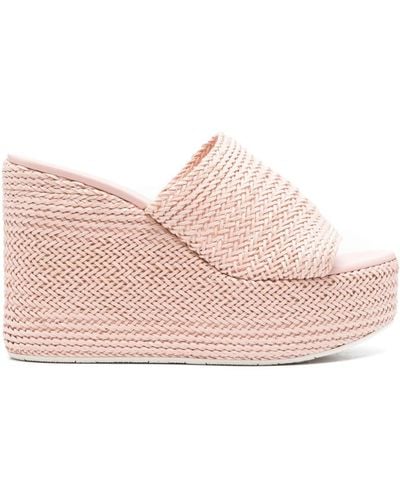 Casadei Mules Twiga 130 mm - Rose