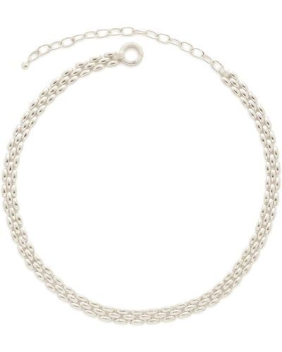 Monica Vinader Heirloom Adjustable Necklace - White