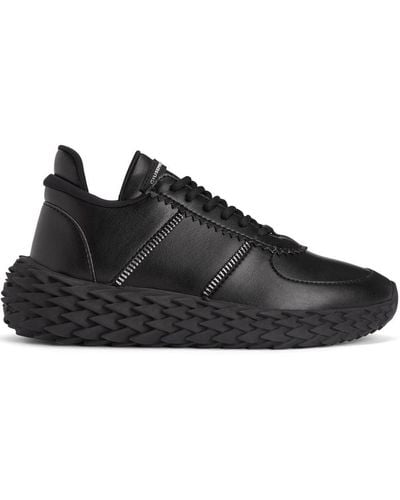 Giuseppe Zanotti Urchin Textured-sole Sneakers - Black