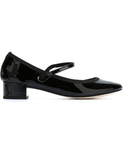 Repetto Zapatos Mary Jane con tacón "Rose" - Negro