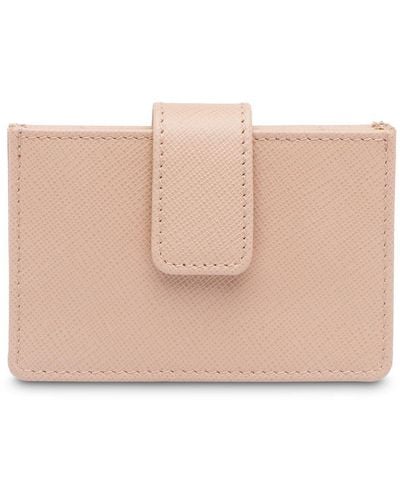 Prada Structured Card Holder - Pink