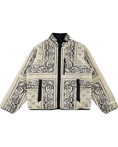 Supreme Reversible Bandana-print Fleece Jacket - Multicolor