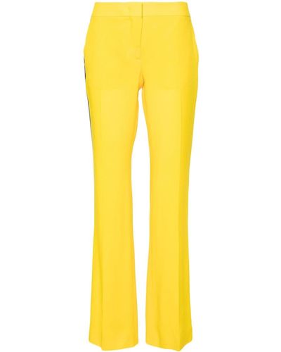 Moschino Pantalones de vestir rectos - Amarillo