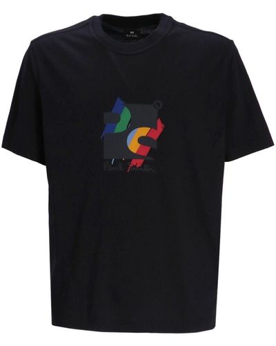 PS by Paul Smith Ps Square T-shirt - Black