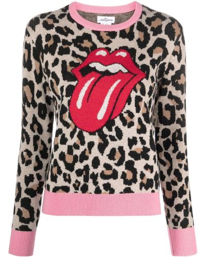 Mc2 Saint Barth The Rolling Stones Brushed Jumper - Brown