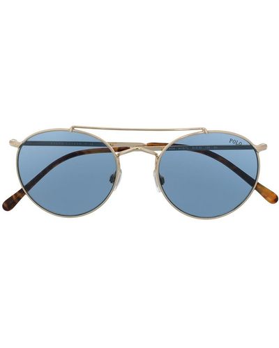 Polo Ralph Lauren Pilotenbrille mit rundem Gestell - Braun