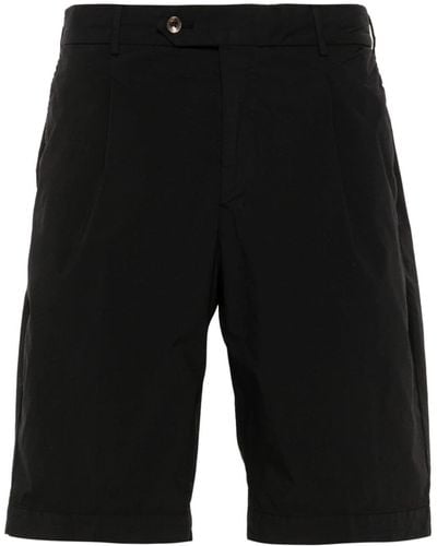 PT Torino Gabardine Bermuda Shorts - Black