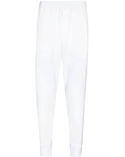 DSquared² Pantalones de chándal con logo Icon - Blanco