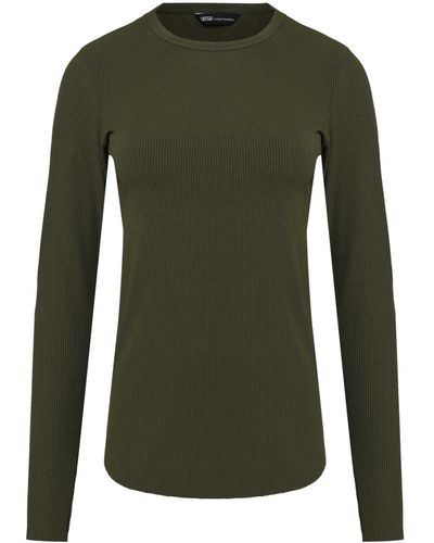 UMA | Raquel Davidowicz Cortisona Ribbed-knit Top - Green