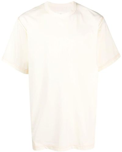Y-3 Camiseta Premium con manga corta - Blanco