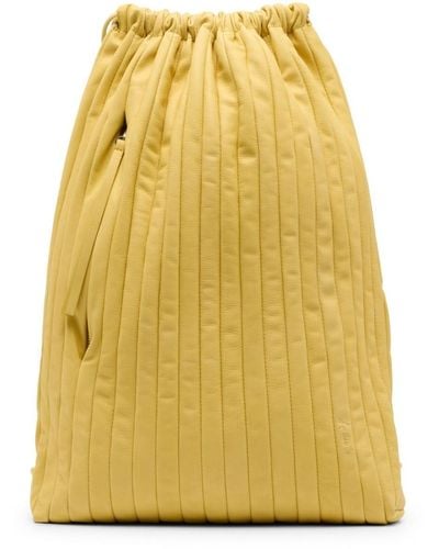 Marsèll Arriccia Leather Backpack - Yellow