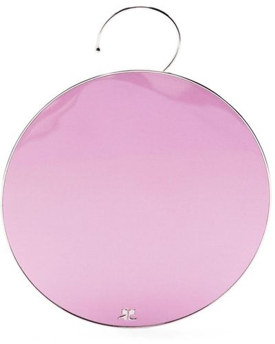 Courreges Mini-Tasche mit Logo - Pink