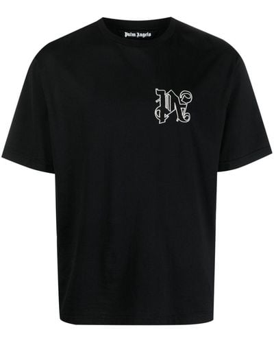Palm Angels Pa ロゴ Tシャツ - ブラック