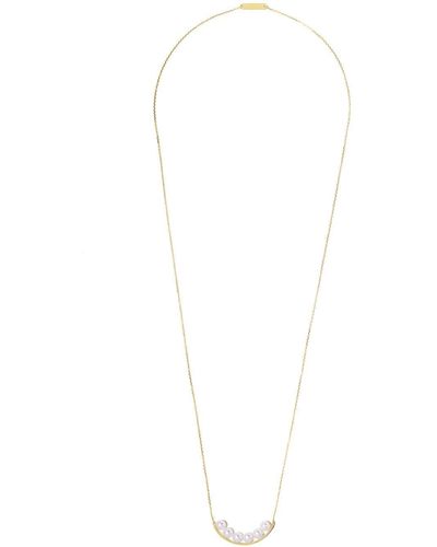 Tasaki 18kt yellow gold Balance Plus necklace - Blanco