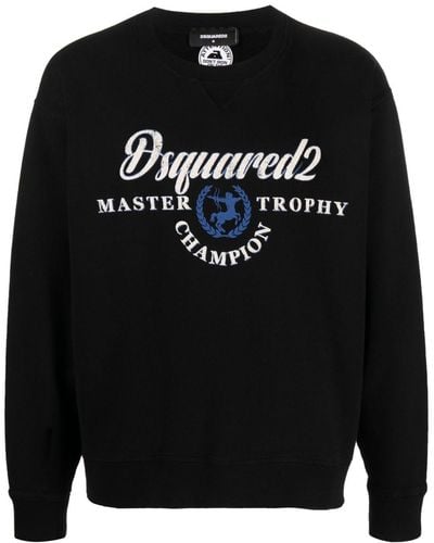 DSquared² ロゴ スウェットシャツ - ブラック