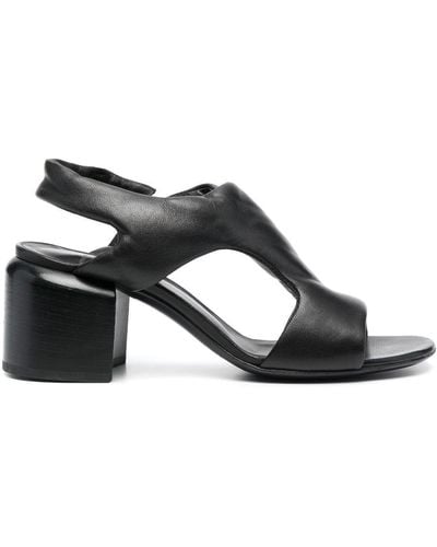 Officine Creative Ethel 70mm Open-toe Leather Sandals - Black