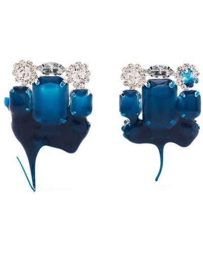 OTTOLINGER Ohrringe mit Kristallen - Blau