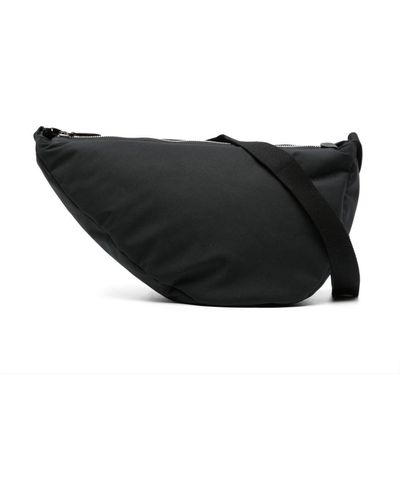 The Row Half-moon Shoulder Bag - Black