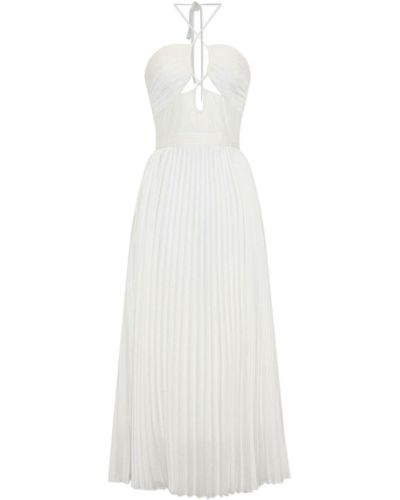 Jonathan Simkhai Annita Plissé Dress - White