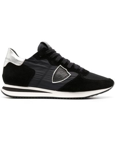 Philippe Model Logo-patch Low-top Trainers - Black